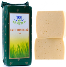 Сметанковый сыр 50% (ТМ Березка РБ) брус ~3,5кг