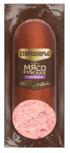 Мясорубская с чесноком в/к в/у срез 300гр Стародворье)