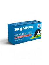 Масло 82,5% Экомилк 450гр 1/20шт сладко-сливочное Традиционное