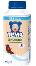 Биолакт 206гр без сахара 3,4% (6шт) Тема