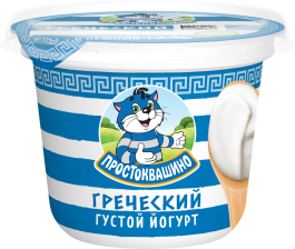 Йогурт 235гр Греческий 2% 1/6шт Простоквашино