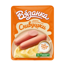 Сосиски Сливушки ВЯЗАНКА з/а лоток Стародворье 330гр