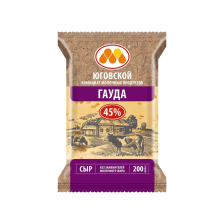 Гауда сыр 45% ЮКМП 200гр