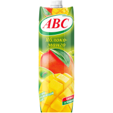 Нектар Яблочно-манговый с мякотью 1л (12шт) АВС )