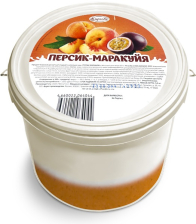 Продукт жировой десертный сладкий 3кг ведро Персик/Маракуйя 20%  Киреево