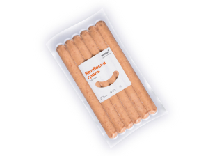 Колбаски Гриль Куриные зам в/у 560гр (80 гр/шт) 1/10шт Рамай МПК Обнинский