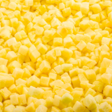 Яблоко белое кубик заморож10*10 (10кг/кор) РФ