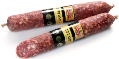 Колбаса Бергамо сырокопченая Романишин~550гр