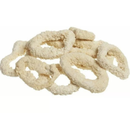 Кальмар кольца в панировке 4-9 см Китай (3700/02441)  1/10+