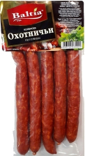 Колбаски Охотничьи ГОСТ полукопченые Балтия 250гр