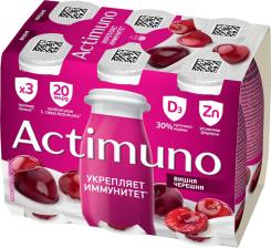Актимуно 95гр (6шт) Вишня/Черешня 1,5%