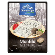 Мон Блу с голубой благородной плесенью с трюфелем 60% 100гр 1/6шт MONBLU)