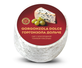 Сыр с благородной голубой плесенью ГОРГОНЗОЛА ДОЛЬЧЕ 50% ~2,4кг Schonfeld)