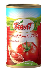 Томатная паста 4300гр 1/4шт ж/б Табиат Иран)