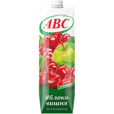 Нектар Яблочно-вишневый осветленный 1л (12шт) АВС