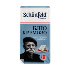 Блю Кремозо сыр с благородной голубой плесенью 50% 100гр 1/6шт Schonfeld
