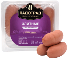 Элитные сардельки 1с н/о Ладоград 2кг