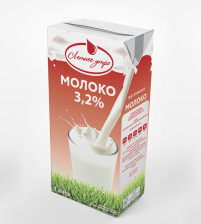 Молоко ТБА 3,2 % ультрапастеризованное 990мл (12шт) Летнее Утро 10%