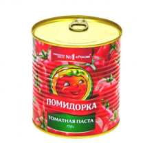 Томатная паста ж/б 770гр 1/8 шт Помидорка РФ