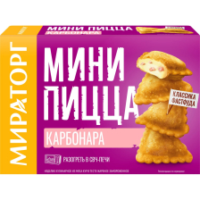 Мини пицца Карбонара 250гр 1/12шт Мираторг