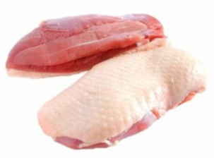 Грудка филе УТКИ  б/к с кож. Китай (3700/03263) ~ 0,1-0,2/10кг+