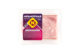 Ветчина Мраморная в/у срез 300гр Останкино