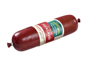 Сервелат Рижский в/к фиброуз ~700гр ТМ Зареченские продукты