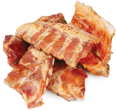 Ребра свиные рубленные (треугольные) к/в з/а ~1,1кг Иней