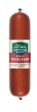 Сервелат Рижский в/к фиброуз ~700гр ТМ Зареченские продукты