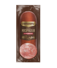 Мясорубская с рубленой грудинкой срез фиброуз в/к в/у 350гр 1/6шСтародвор )