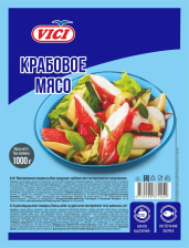 Крабовое мясо имитация VICI 1кг
