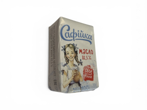 Масло сливочное 82,5% 100гр 1/40шт Сафийка