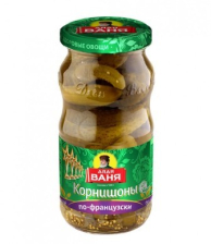 Корнишоны конс.по-французки 3-6см 460гр