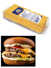 ЧЕДДЕР (ломтики) Рrofessional Бистро 45% 369гр плавленый 1/9шт Хохланд РФ