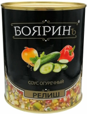 Соус огуречный Релиш ж/б 850мл 1/12шт Бояринъ