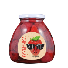 Клубника в сиропе Sun Feel  580мл