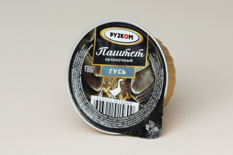 Паштет печеночный из гусиной печени (Рузком) 100гр