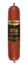 Сервелат Мясорубский с мелкорубленным окороком в/к ~700гр Стародворье