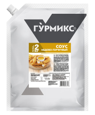 Соус Медово-горчичный дой-пак 2кг 1/3шт Гурмикс