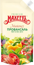 Майонез Провансаль 50,5% д/пак 190гр 1/20шт Махеев РФ