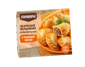 Жареные пельмени Добросельские с рубленым мясом 200гр Стародворье***