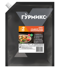 Соус Сладкий Чили классический дой-пак 2кг 1/3шт Гурмикс