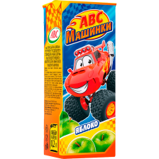 Машинки сок яблочный 200гр (27шт) АВС РБ