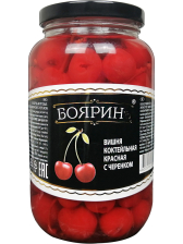 Вишня коктейльная ст/б 720мл (350гр) 1/12шт Боярин Китай