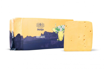 Гауда 45% брус Беловежские сыры ~4.6кг