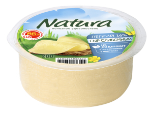 Легкий сыр 30% цилиндр 200гр 1/12шт Арла Натура