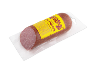 Сервелат Охотничий Папа Может в/к в/у срез 350гр Останкино