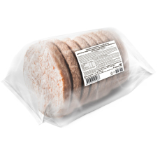 Котлеты растительные зам Hi Хайбургер для бургера 1,17кг (котл .130гр)1/4шт