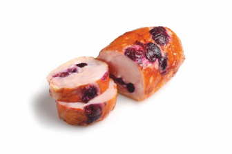 Рябчик с брусникой (рулет) копчено-вареный Деликатес МК ~500гр