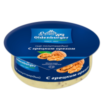 Сыр с грецким орехом Oldenburger 45% 350гр 1/6 шт цилиндр